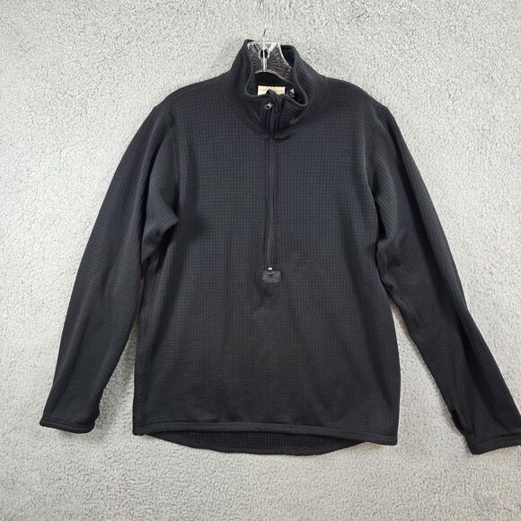 Rothco Men's MD WT Grid Top Layer II Black Half Zip Size Small - Picture 1 of 10